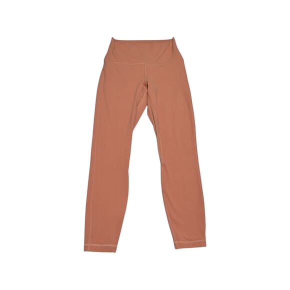 Lululemon Align High Rise Leggings 25in Pink Savannah Coral Orange WOmens 6 - Picture 1 of 5